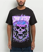 Lonestar by That Mexican OT Cowboy Skull Black T-Shirt