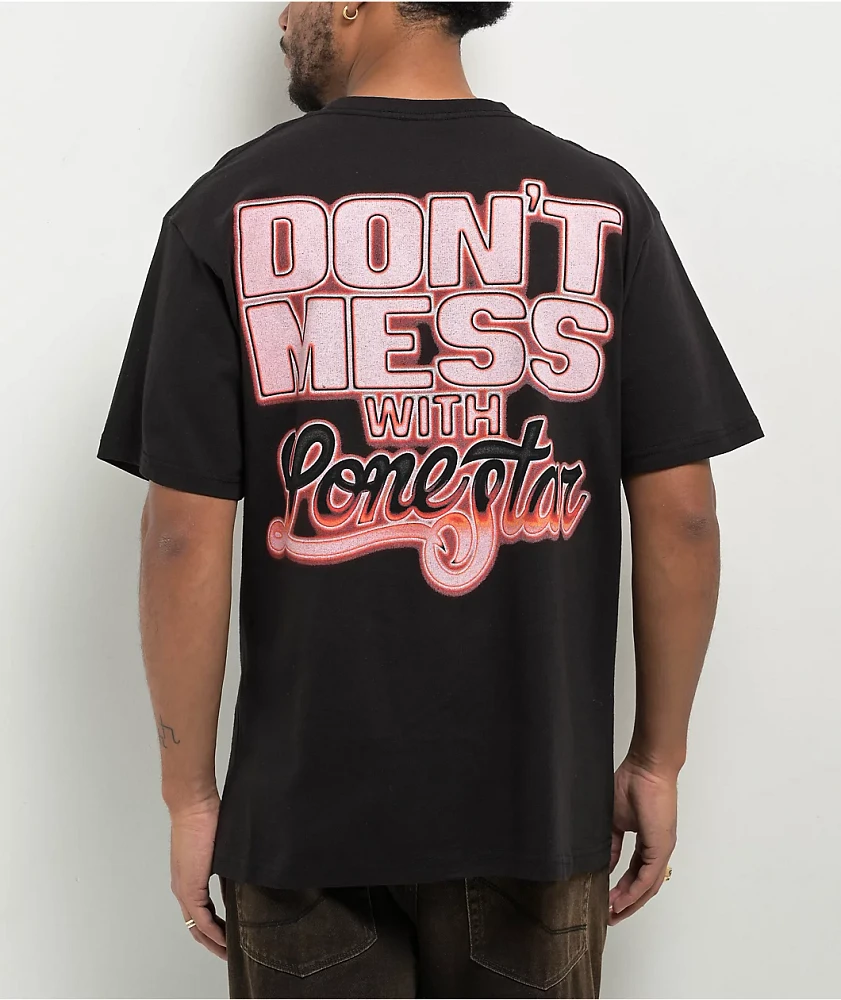 Lonestar by That Mexican OT Don’t Mess Black T-Shirt