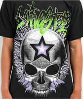 Lonestar by That Mexican OT Skull Eyes Black T-Shirt