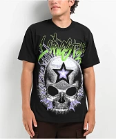 Lonestar by That Mexican OT Skull Eyes Black T-Shirt