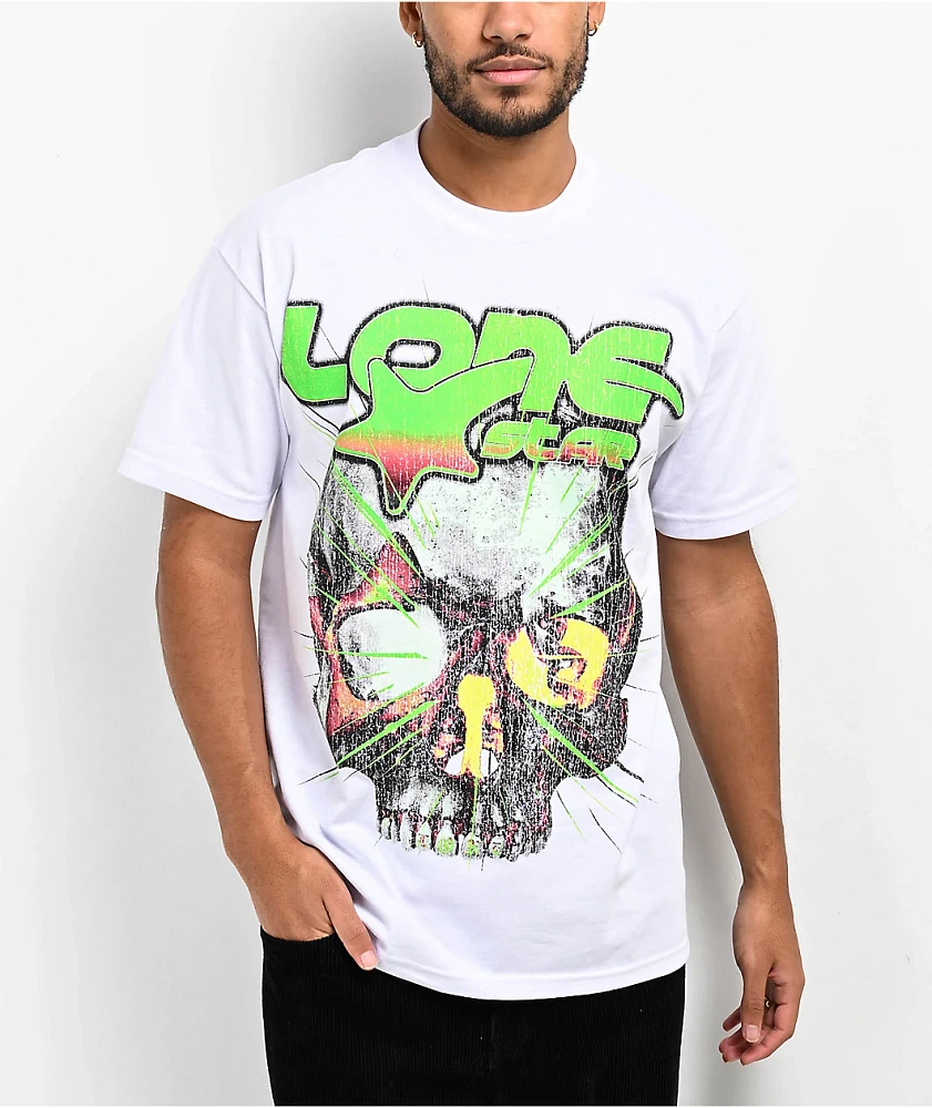 Lonestar by That Mexican OT Skull White T-Shirt