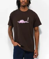 Loosey Puff Magic Dragon Brown T-Shirt