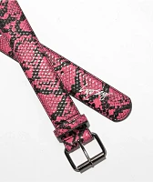Loosey Snake Pink Belt