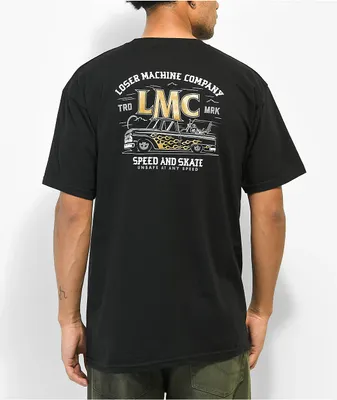 Loser Machine Kustom Speed Skate Black T-Shirt