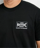 Loser Machine Tuff Ass Shit Stock Black T-Shirt