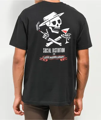 Loser Machine x Social Distortion Music Man Black T-Shirt
