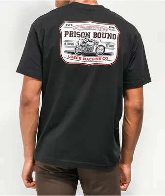 Loser Machine x Social Distortion Prison Black T-Shirt