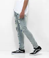 Lost Hills Rip Repair Light Wash Denim Jeans