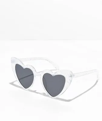 Lover Marble White Heart Sunglasses