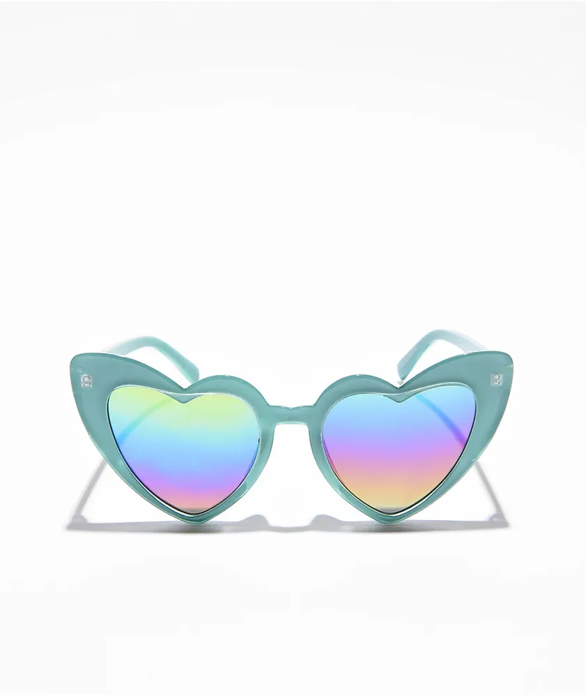 Lover Polarized Blue Heart Sunglasses