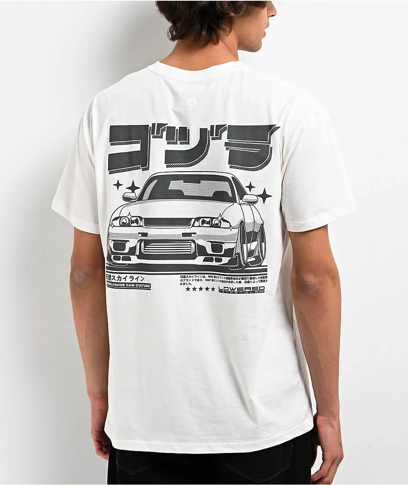 Lowered Lifestyle 33 White T-Shirt