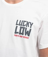 Lowered Lifestyle Lucky Low Parts & Services Natural T-Shirt