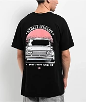 Lowered Lifestyle Street Legends Black T-Shirt