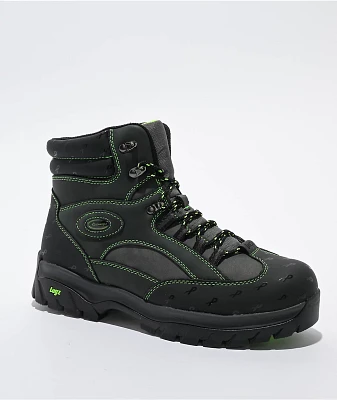 Lugz x Psychworld Ridgeline Black & Green Chukka Boots