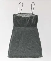 Lunachix Velour Grey Tank Top Dress