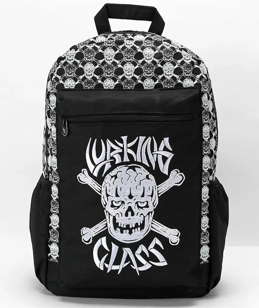 Lurking Class By Sketchy Tank Bones Black & White Backpack