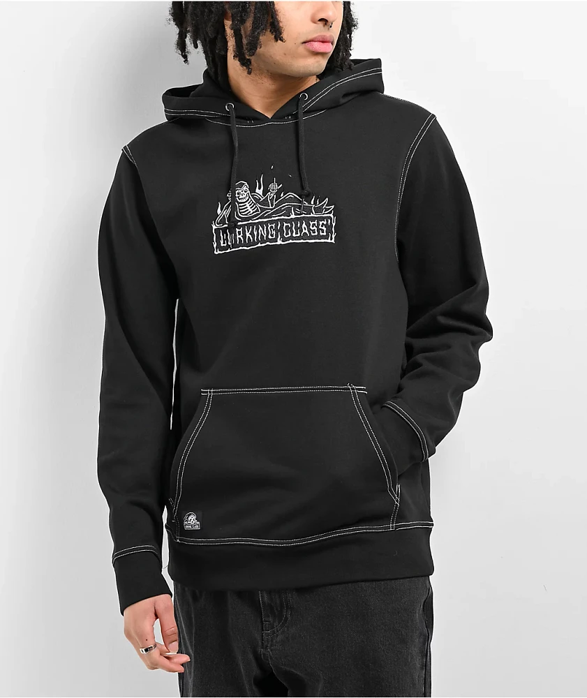 Lurking Class By Sketchy Tank Box Logo Black Hoodie