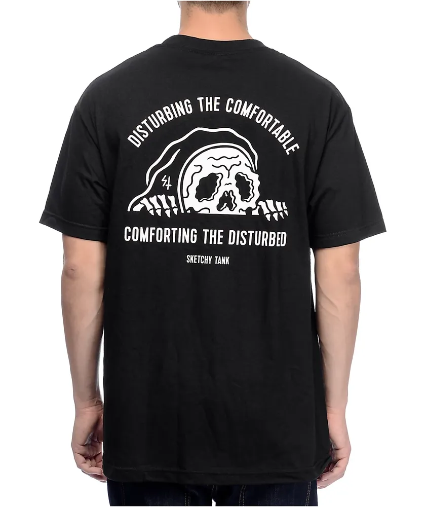 Lurking Class By Sketchy Tank Comfort Black T-Shirt