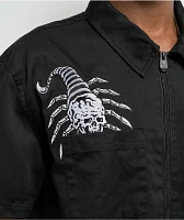 Lurking Class By Sketchy Tank Crawl Black Zip Work Shirt