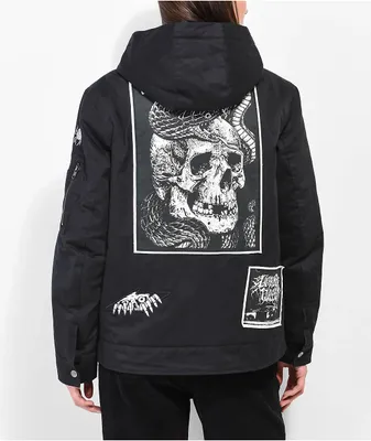 Lurking Class By Sketchy Tank DIY Patch Black Jacket