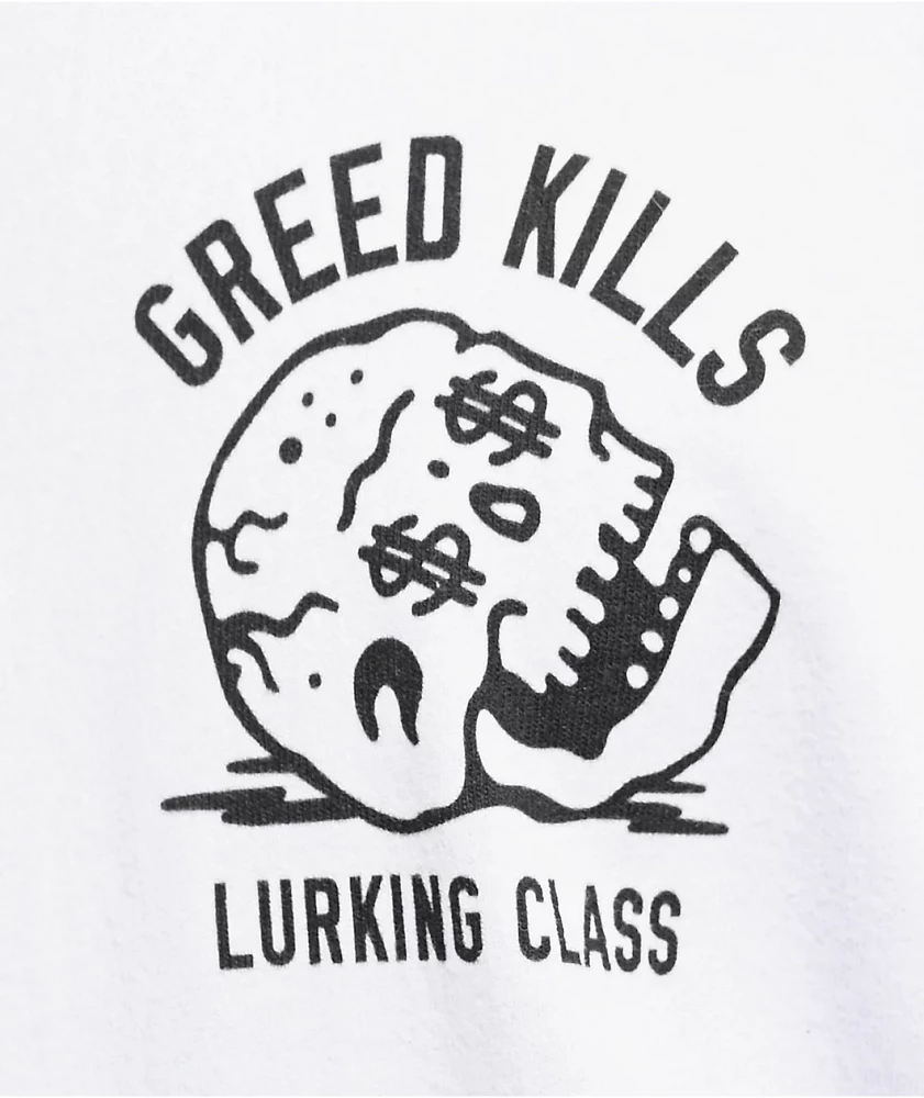 Lurking Class By Sketchy Tank Dollars White T-Shirt