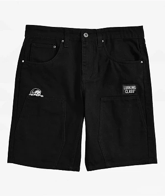 Lurking Class By Sketchy Tank Double Coffin Black Denim Shorts