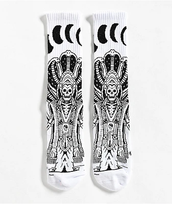 Lurking Class By Sketchy Tank Eclipse White Crew Socks