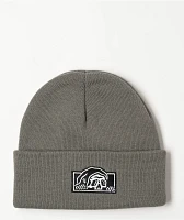 Lurking Class By Sketchy Tank Gas Station Box Logo Grey Beanie