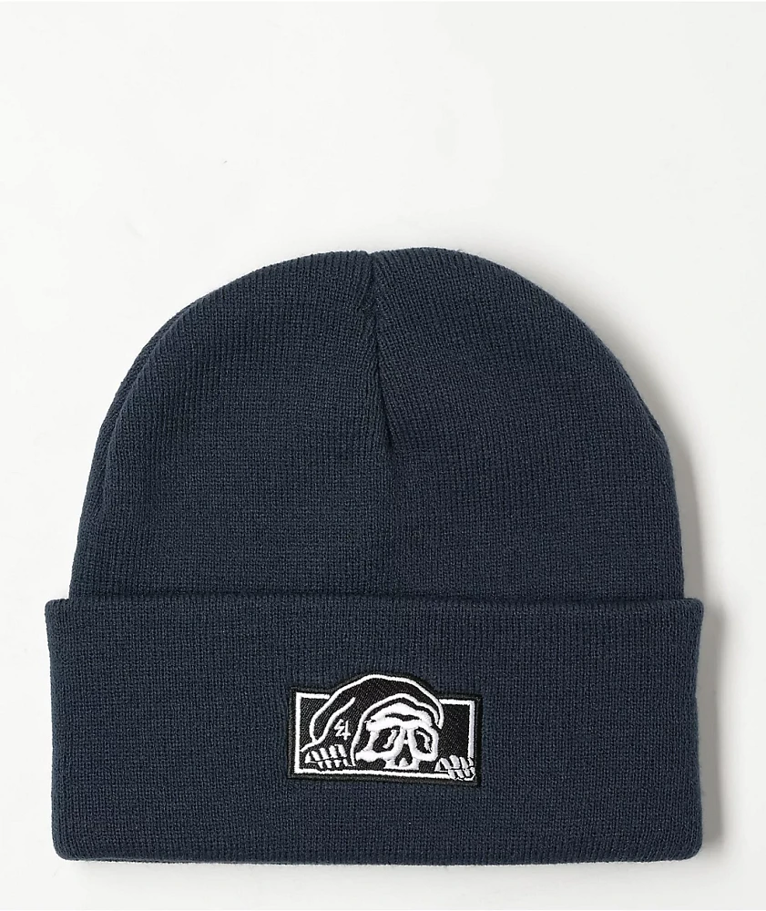 Lurking Class By Sketchy Tank Gas Station Box Logo Navy Beanie