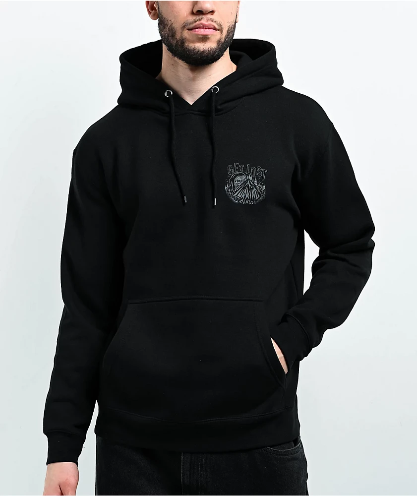 Lurking Class By Sketchy Tank Get Lost 3M Black Hoodie