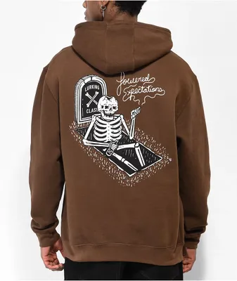 Lurking Class By Sketchy Tank Lowered Expectations Brown Hoodie