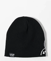 Lurking Class By Sketchy Tank Lurker Black Reversible Skully Beanie