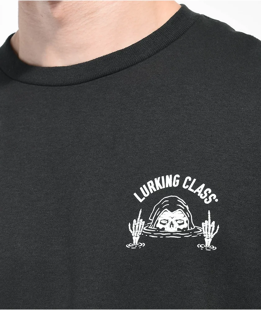 Lurking Class By Sketchy Tank Sink Or Swim Black T-Shirt
