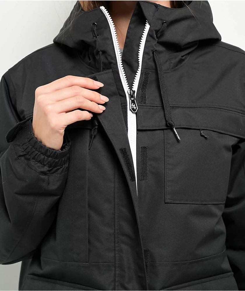 Lurking Class By Sketchy Tank Stay Sharp Black Snowboard Jacket