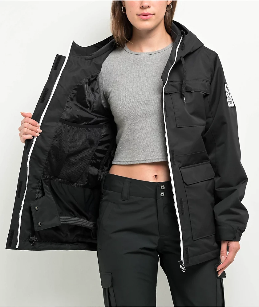 Lurking Class By Sketchy Tank Stay Sharp Black Snowboard Jacket