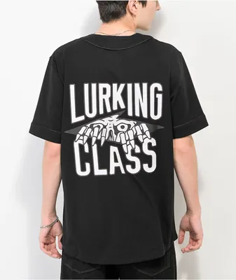 Lurking Class By Sketchy Tank Terror Black Baseball Jersey
