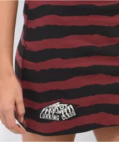 Lurking Class By Sketchy Tank Terror Eyes Red & Black Skirt