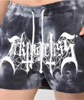 Lurking Class By Sketchy Tank Tombs Black Tie Dye Sweat Shorts