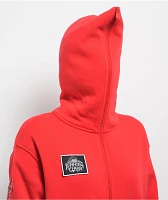 Lurking Class By Sketchy Tank Unchained Patched Red Zip Hoodie