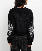 Lurking Class By Sketchy x Kyle Grand Sin Black Long Sleeve Crop Cardigan