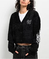 Lurking Class By Sketchy x Kyle Grand Sin Black Long Sleeve Crop Cardigan