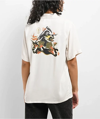 Lurking Class By Sketchy x Tank Mr. Tucks White Button Up Work Shirt