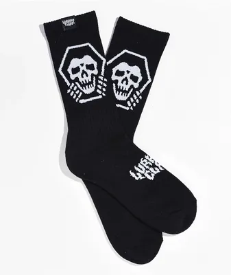 Lurking Class Coffin Black Crew Socks
