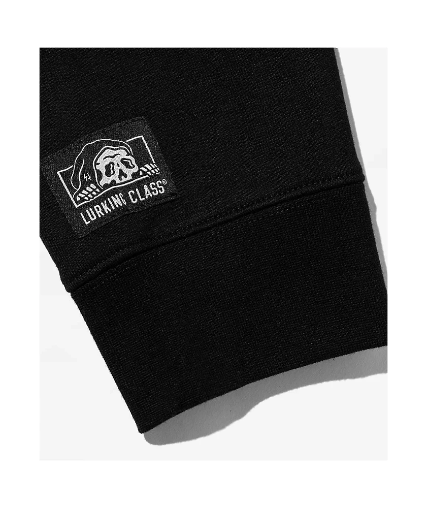 Lurking Class No Masters Black Crewneck