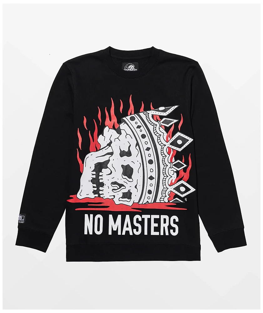 Lurking Class No Masters Black Crewneck