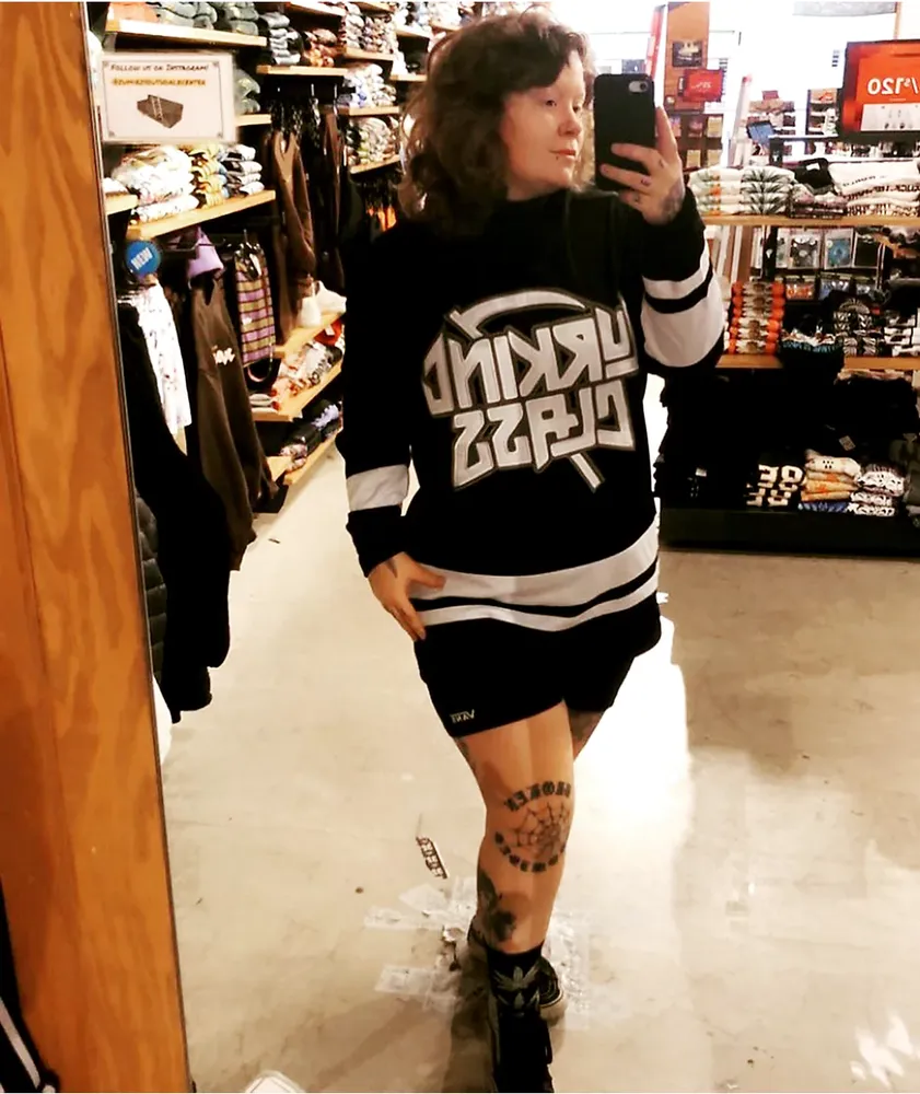 Lurking Class Thrash Black Hockey Jersey