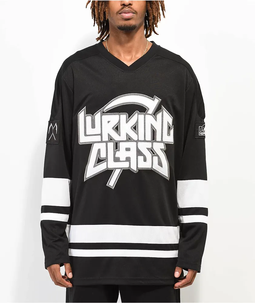 Lurking Class Thrash Black Hockey Jersey