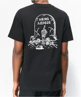 Lurking Class by Sketchy Tank Adios Icon Black T-Shirt