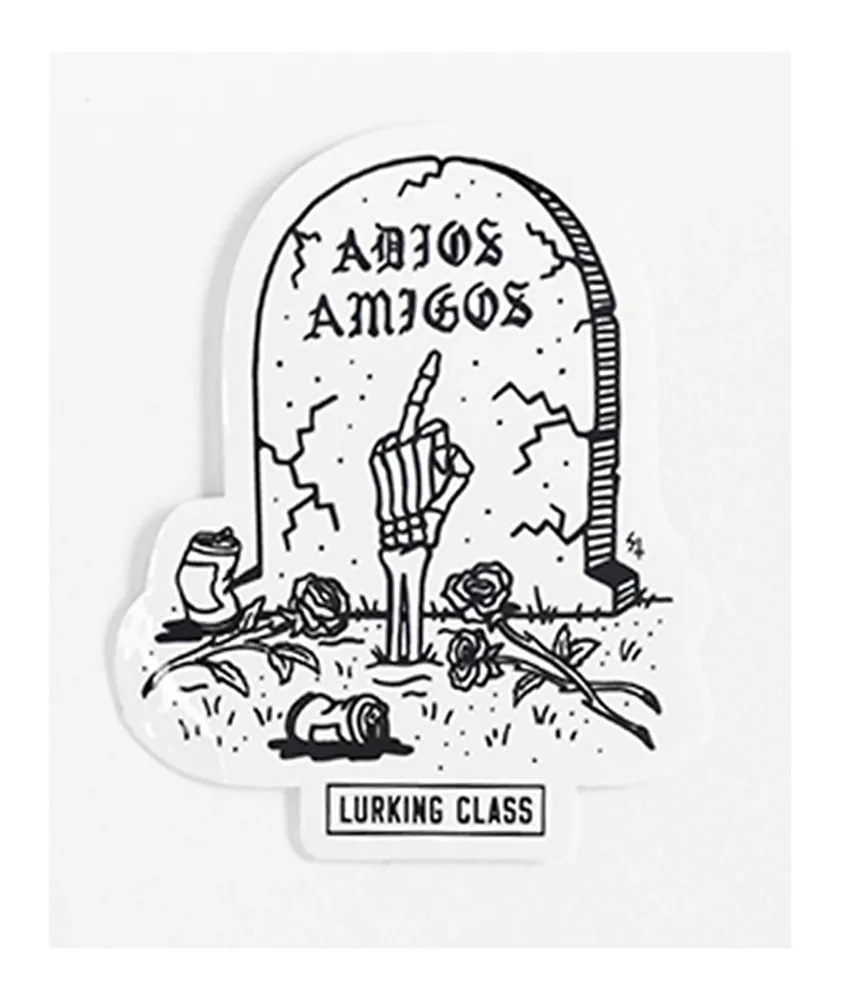 Adios Amigos Sticker