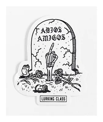 Lurking Class by Sketchy Tank Adios Sticker